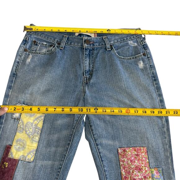 Vtg 2005 Levis 515 Bootcut Jeans Women's 10 Bohemian hippie Boho - Picture 10 of 12